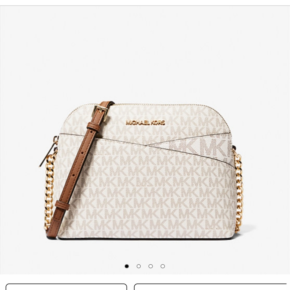 Michael Kors Cream Crossbody Bag